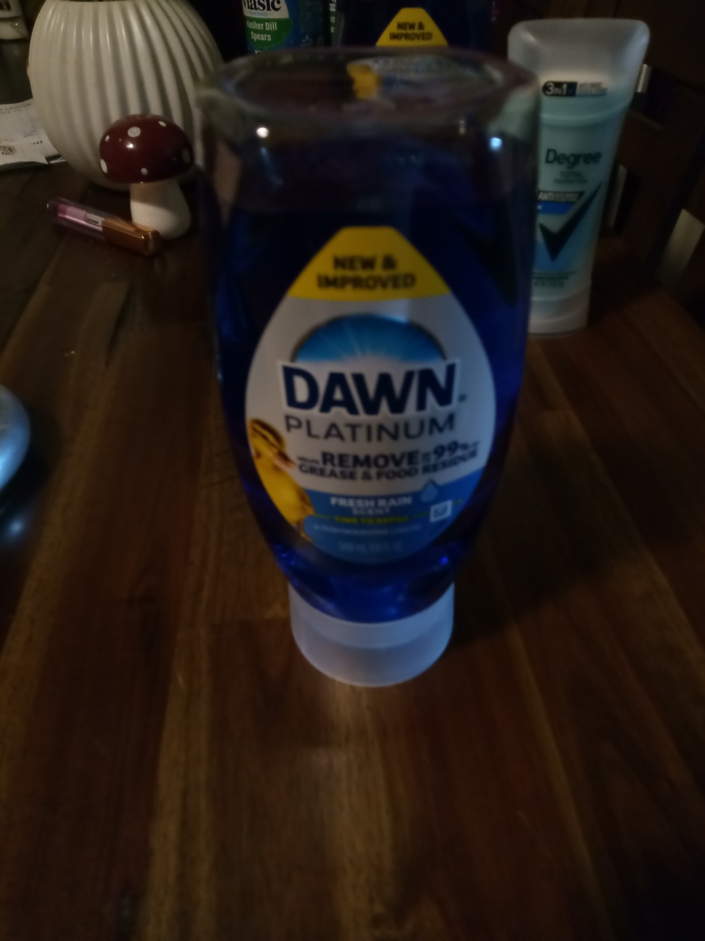 Dawn Platinum Fresh Rain Dish Soap - Blue